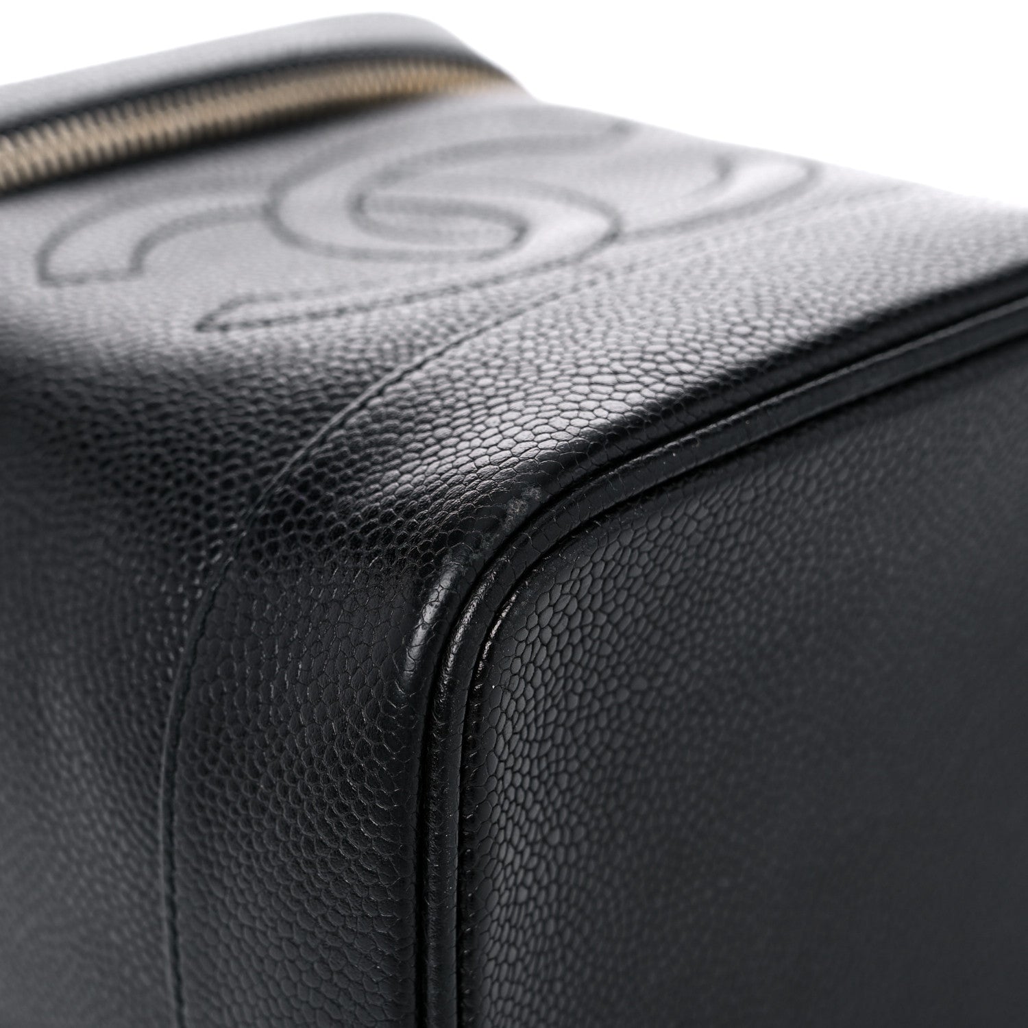Chanel Caviar Vanity Cosmetic Case Black 8 of 18