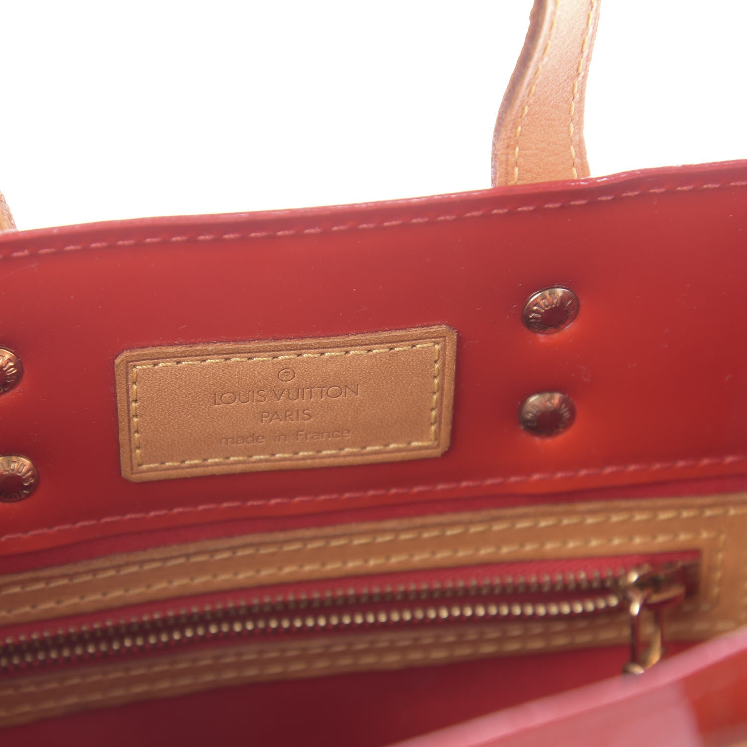 Louis Vuitton Vernis Reade PM Rouge 8 of 10