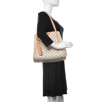 Louis Vuitton Damier Azur Propriano Rose Ballerine 2 of 11