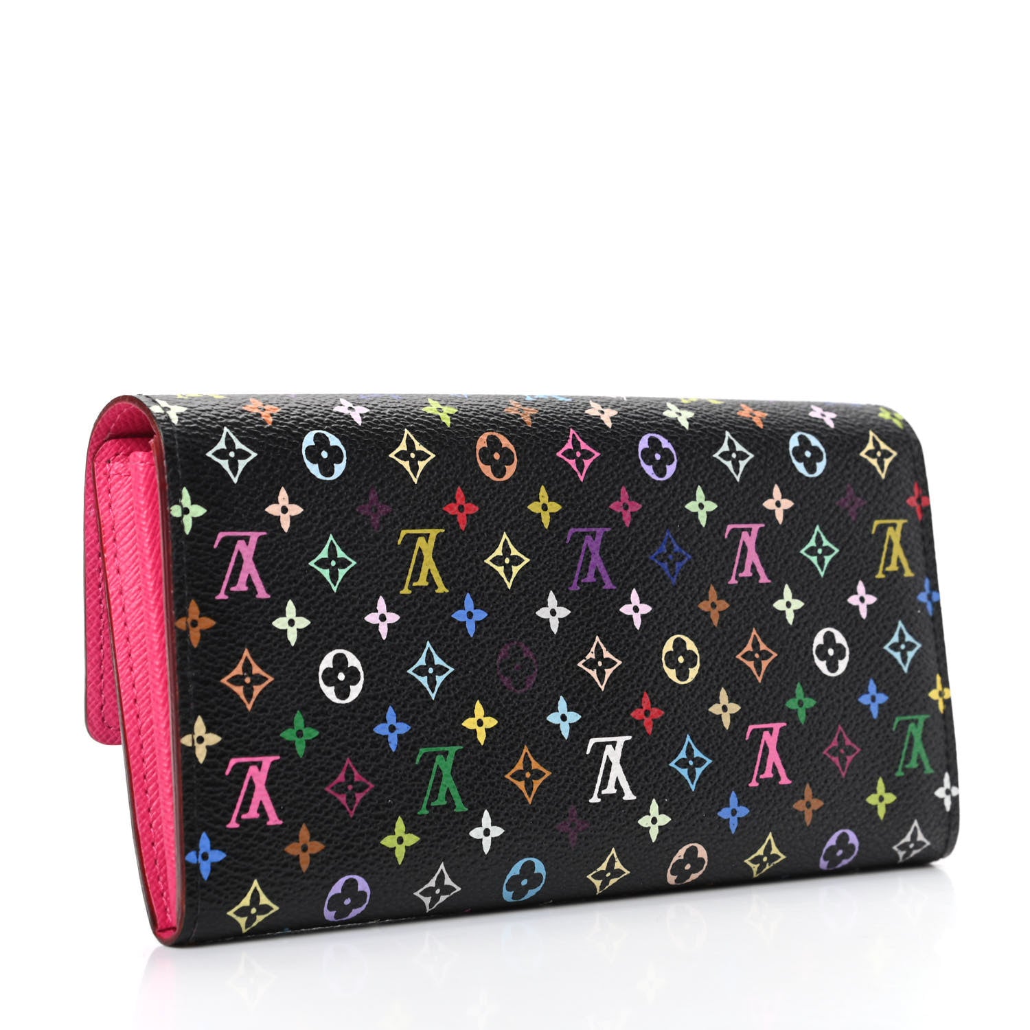 Louis Vuitton Monogram Multicolor Sarah Wallet Black Grenade 3 of 7