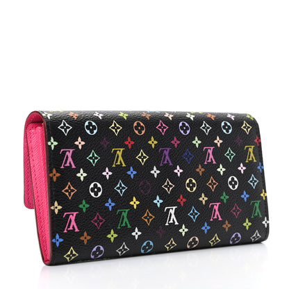 Louis Vuitton Monogram Multicolor Sarah Wallet Black Grenade 3 of 7