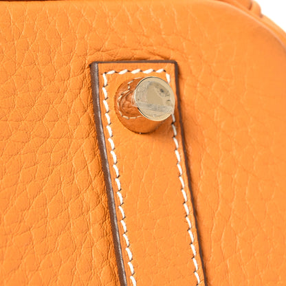 Hermes Taurillon Clemence Birkin 35 Moutarde 12 of 15