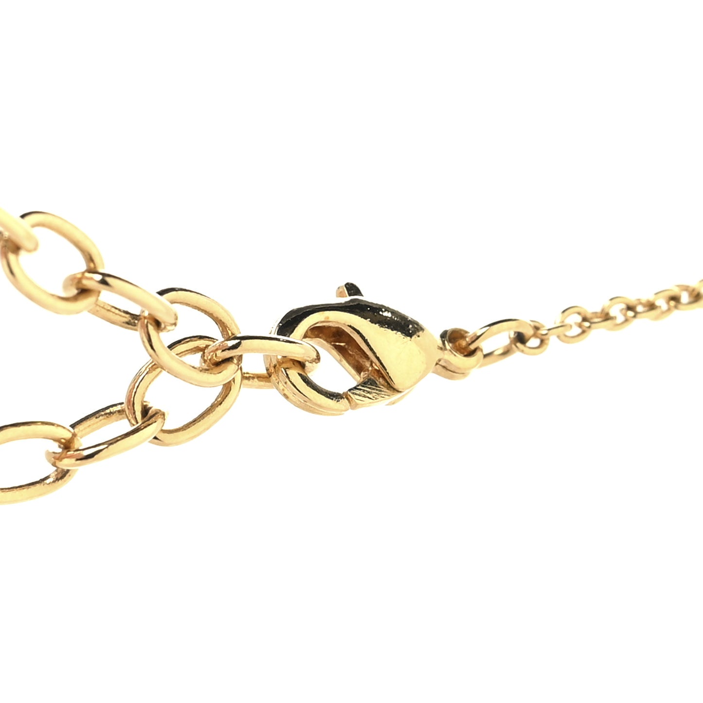 Enamel LV Iconic Necklace Gold Pink