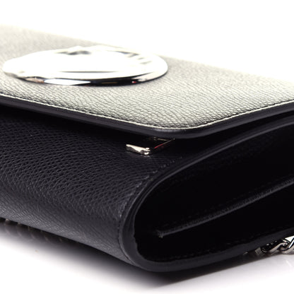 Fendi Vitello Cruise F is Fendi Wallet on Chain Black 10 of 12