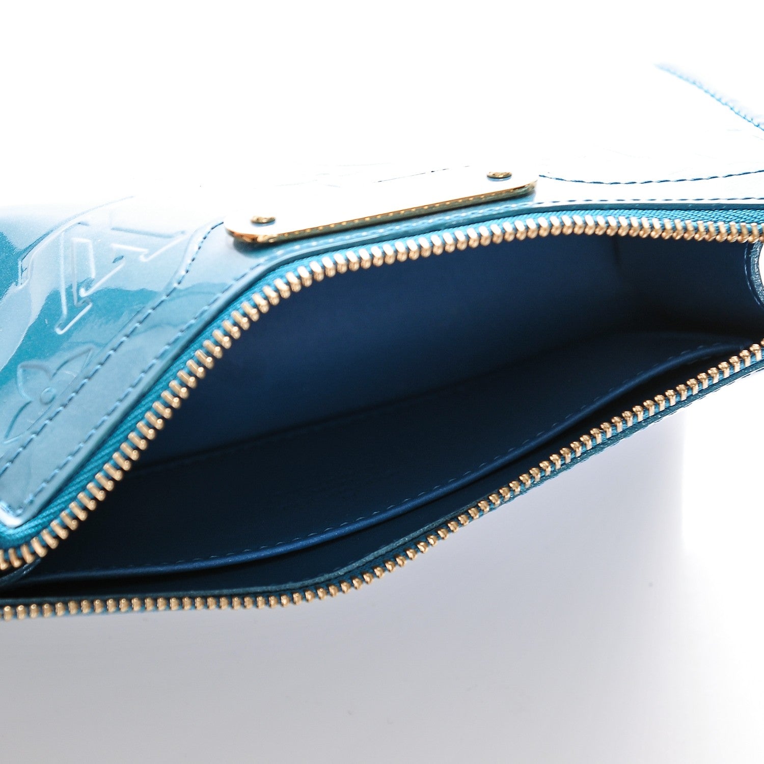 Louis Vuitton Vernis Trousse Cosmetic Pouch Blue Galactic 5 of 6