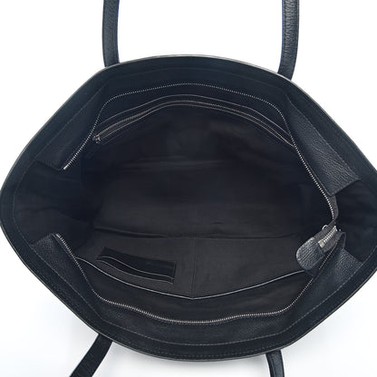 MCM Calfskin Visetos Anya Shopper Tote Black 5 of 13