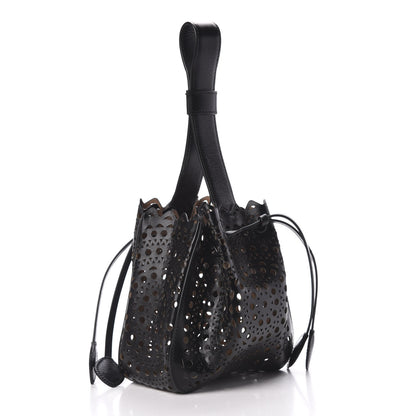 Alaia Lux Calfskin Vienne Rose-Marie 19 Bag Black 3 of 8
