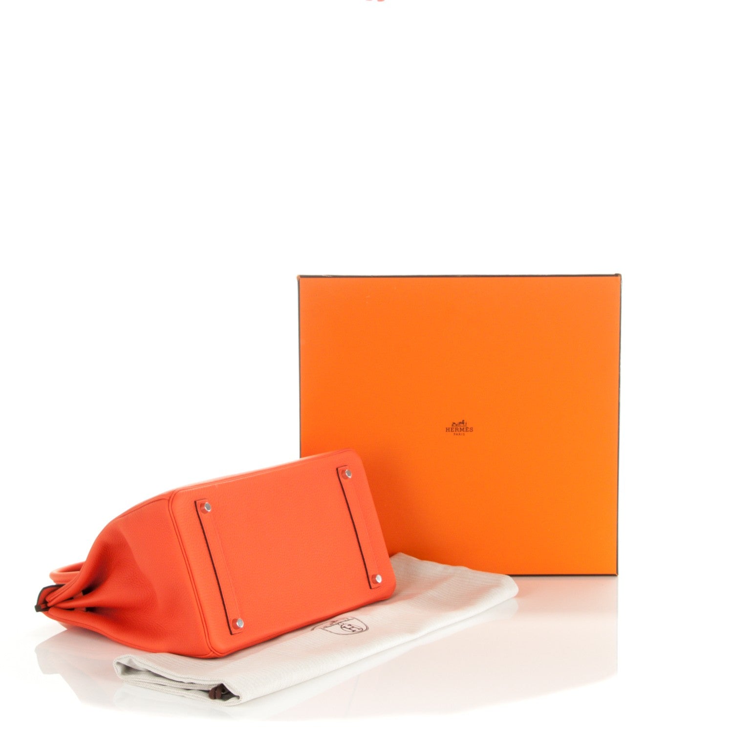 Hermes Togo Birkin 35 Orange Poppy 5 of 24