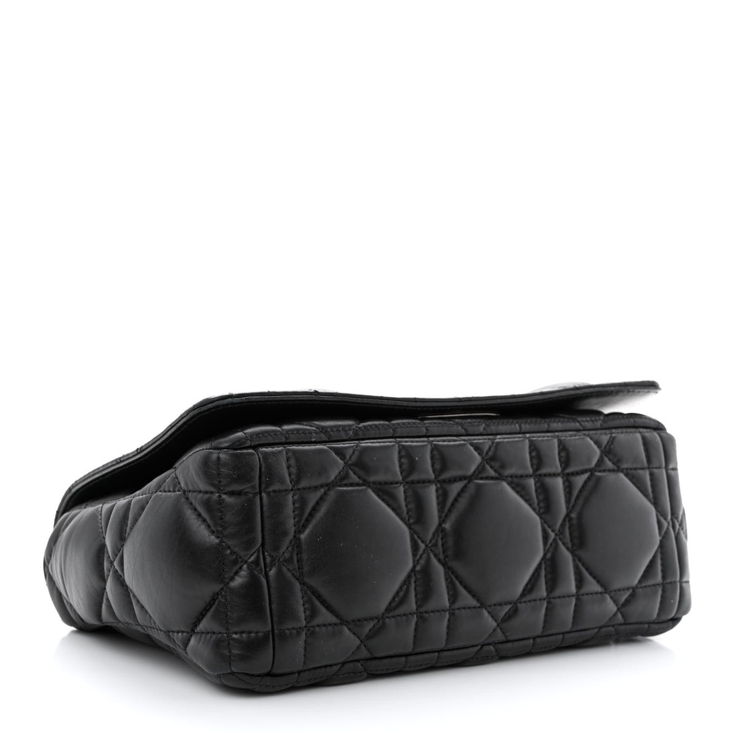 Calfskin Macrocannage Medium Caro Bag Black