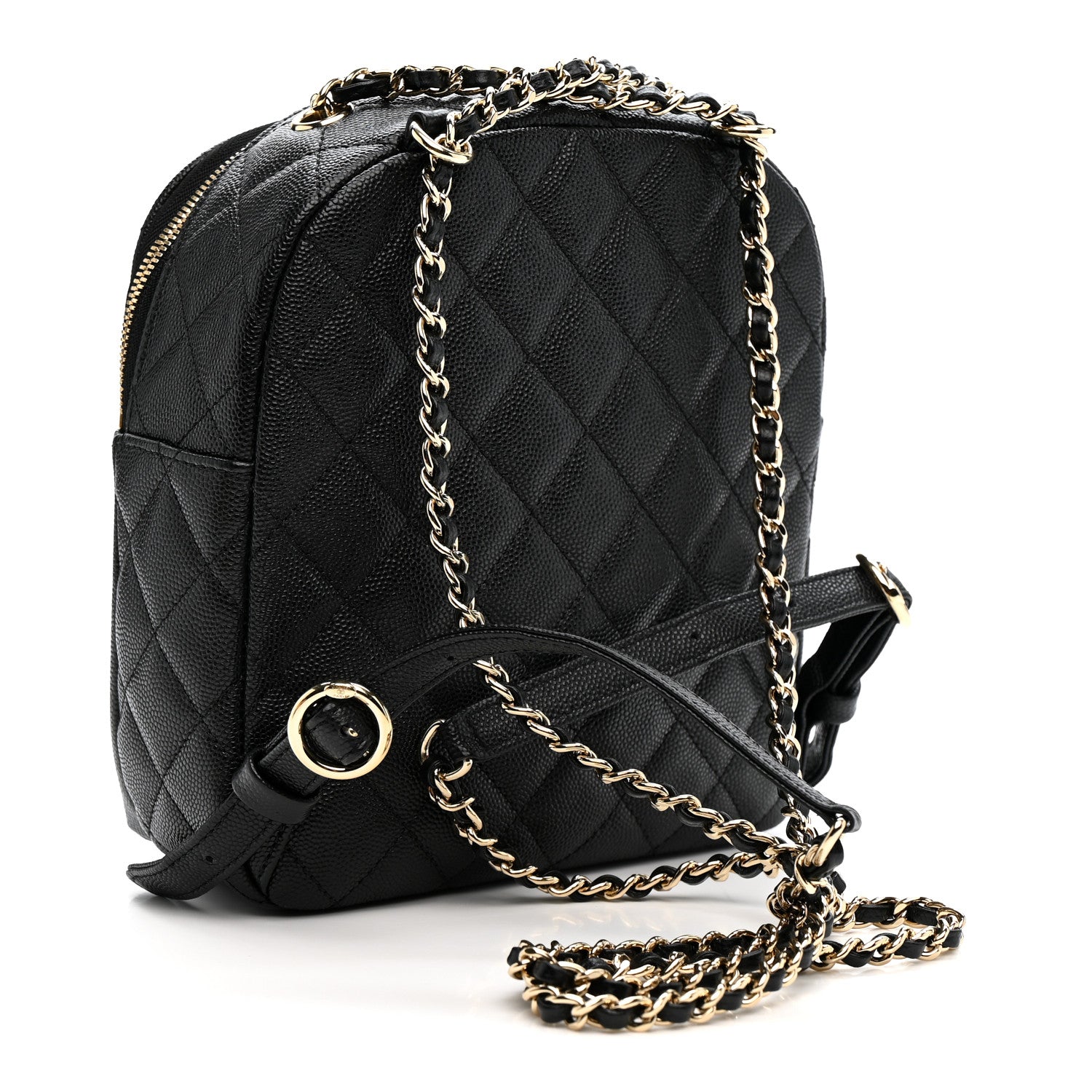 Chanel Caviar Quilted Small CC Day Backpack Black 3 of 11