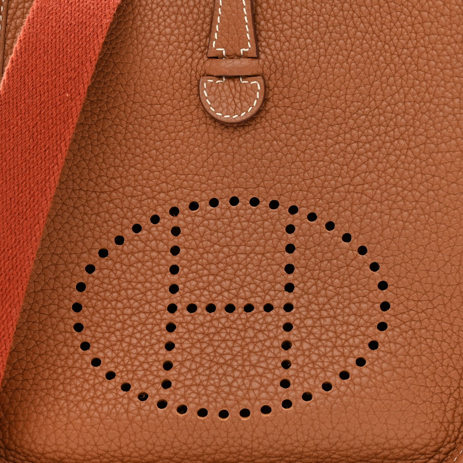 Hermes Taurillon Clemence Amazone Evelyne TPM Gold Cuivre 8 of 11
