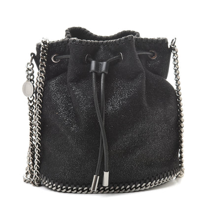 Stella McCartney Shaggy Deer Small Falabella Bucket Bag Black 1 of 12