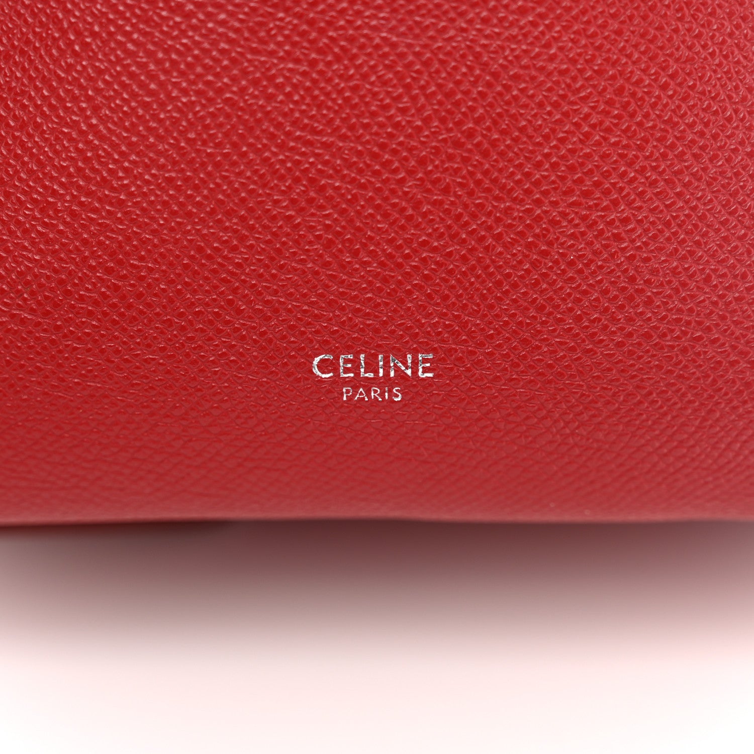 Celine Grained Calfskin Nano Belt Bag Coquelicot 7 of 17