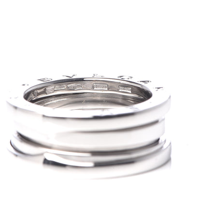 Bulgari 18K White Gold B.Zero1 Three-Band Ring 49 4.75 4 of 6