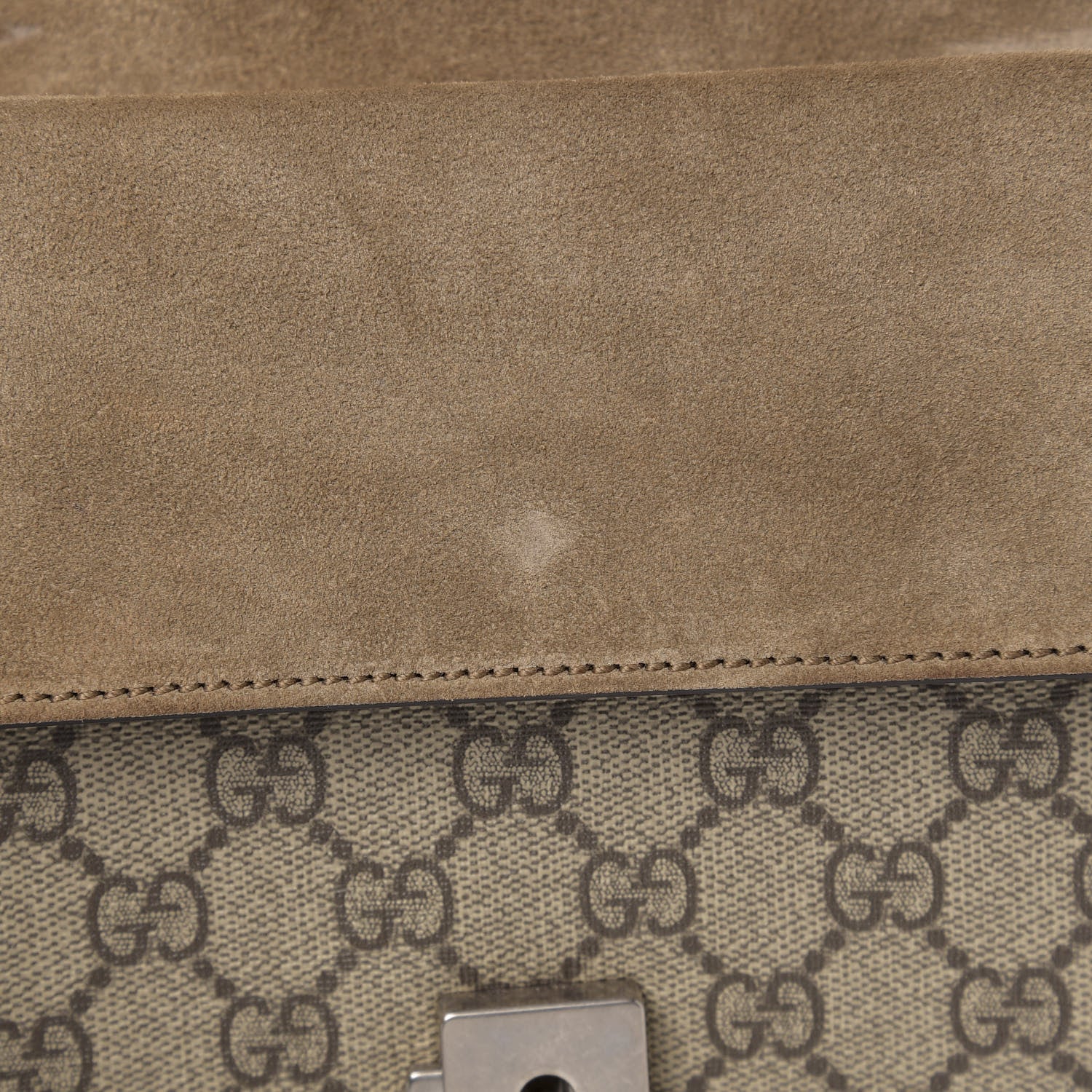 Gucci GG Supreme Monogram Mini Dionysus Shoulder Bag Taupe 6 of 14