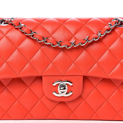 Chanel Lambskin Quilted Small Double Flap Red 9 of 9