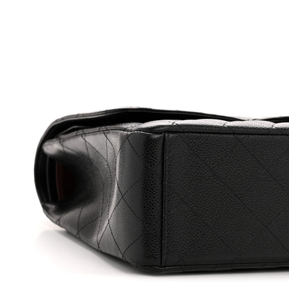 Chanel Caviar Quilted Maxi Double Flap Black 9 of 12