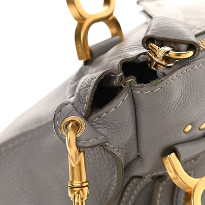 Chloe Calfskin Medium Marcie Satchel Cashmere Grey 14 of 15