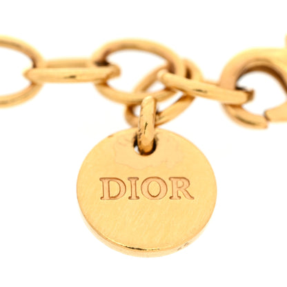 Christian Dior CD Crystal Heart Bracelet Gold 5 of 6