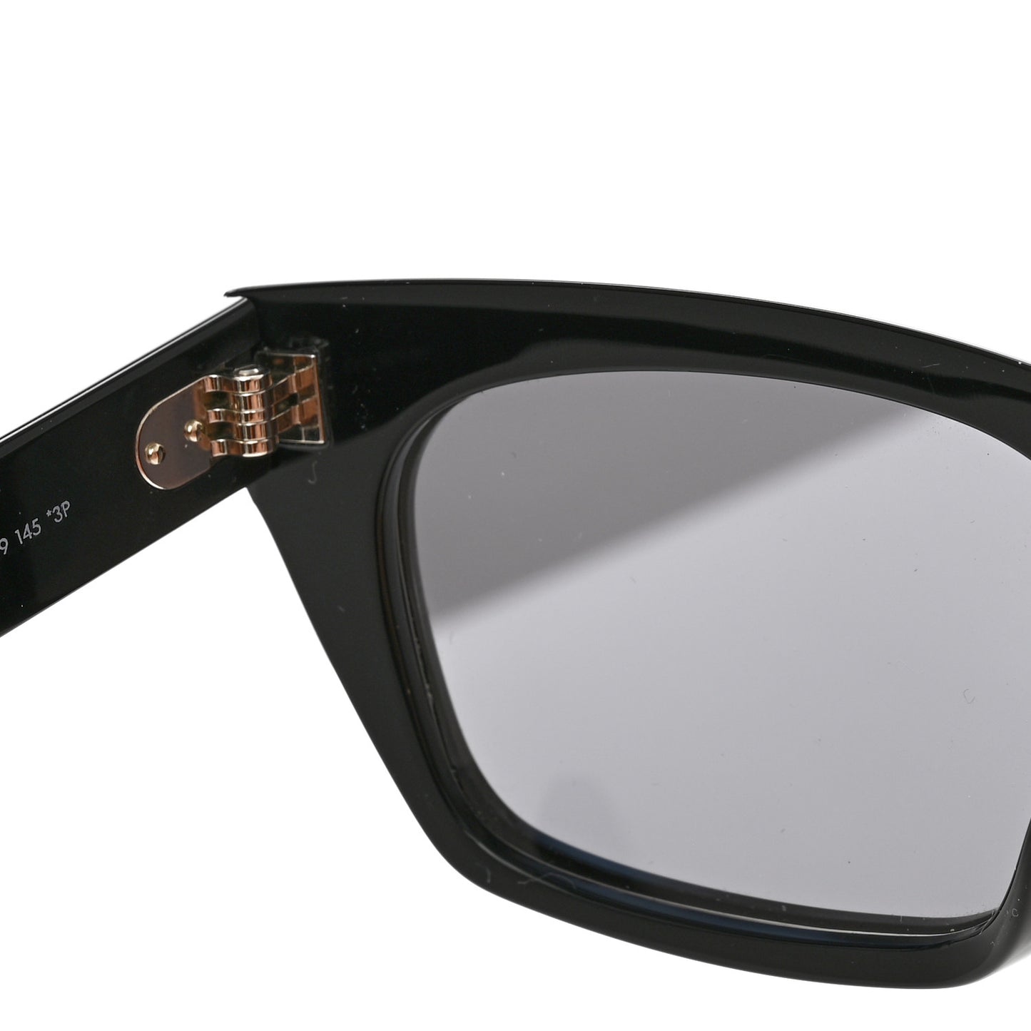 Acetate Polarized Rectangular Sunglasses CL40060I Black