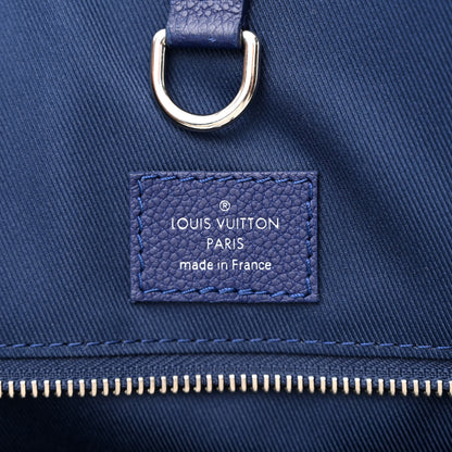 Louis Vuitton Cowhide Monogram Bandana Journey Tote Blue White 6 of 10