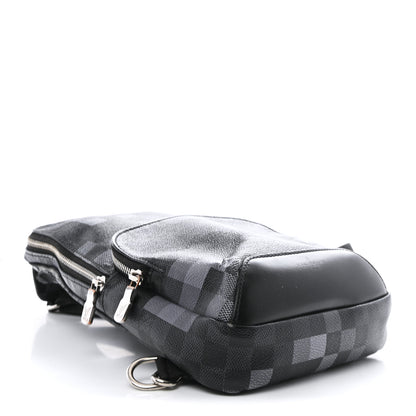 Louis Vuitton Damier Graphite Pixel Avenue Sling Backpack Gris 8 of 27