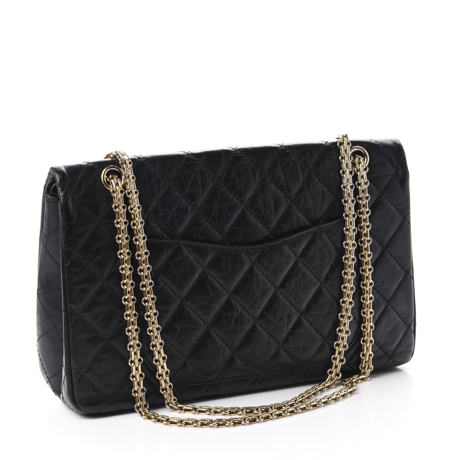 Chanel Aged Calfskin Quilted 2.55 Reissue 227 Flap Black 3 of 11