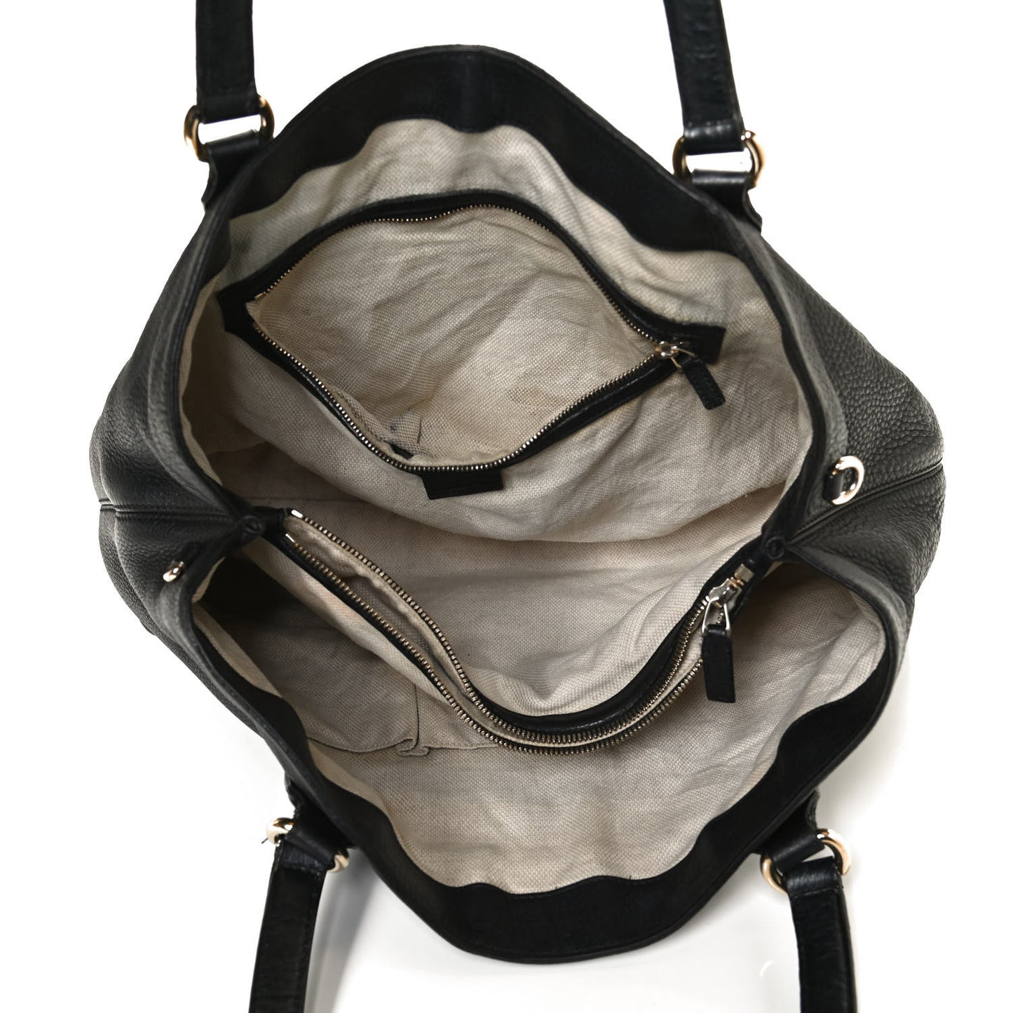 Cellarius Calfskin Medium Soho Working Tote Black