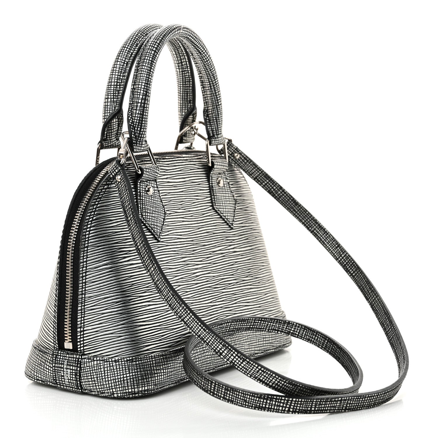 Louis Vuitton Epi Alma BB Platine 3 of 11