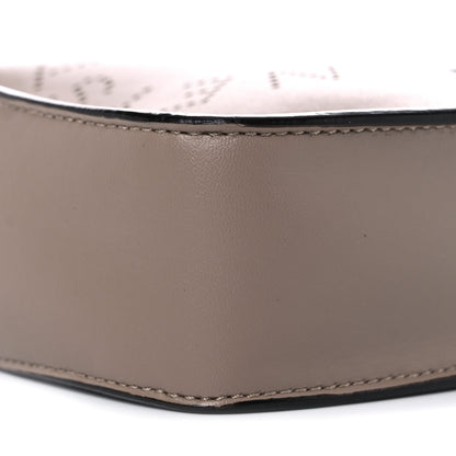 Stella McCartney Eco Alter Nappa Perforated Logo Tiny Crossbody Dark Taupe 7 of 14
