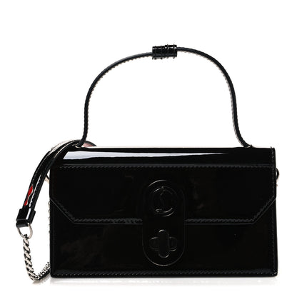 Christian Louboutin Patent Calfskin Mini Elisa Baguette Black 1 of 10