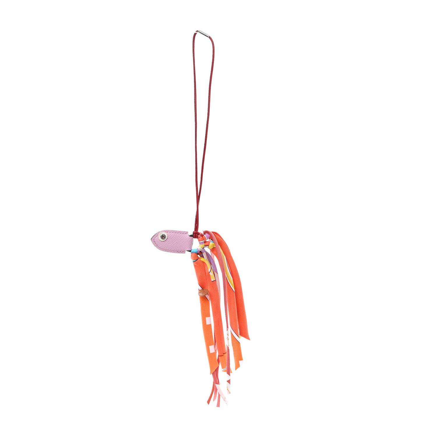 Epsom Silk Petit H Betta Fish Charm Mauve Sylvestre Multicolor