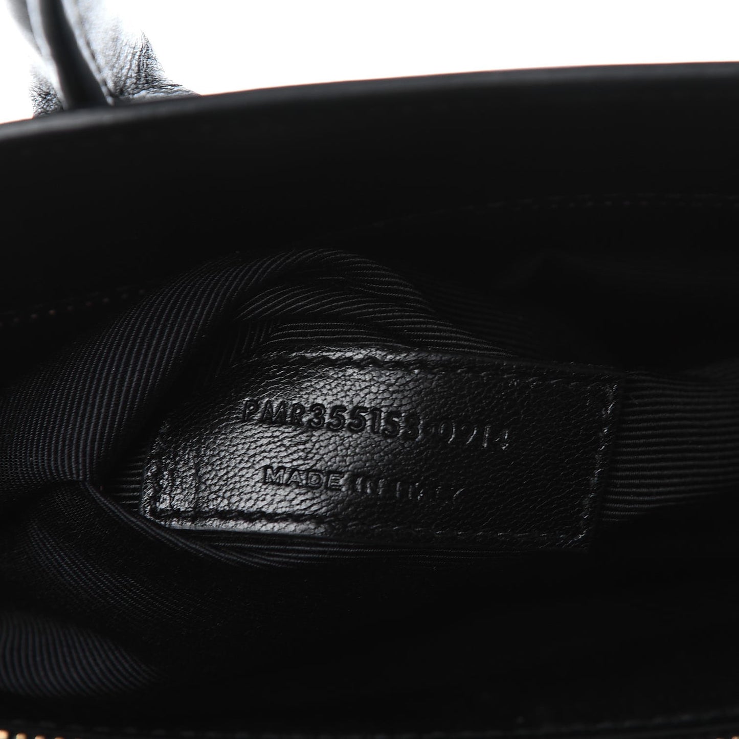 Calfskin Small Sac De Jour Black
