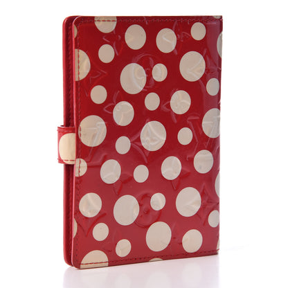 Louis Vuitton Vernis Kusama Infinity Dots Small Ring Cover Agenda Red 2 of 8