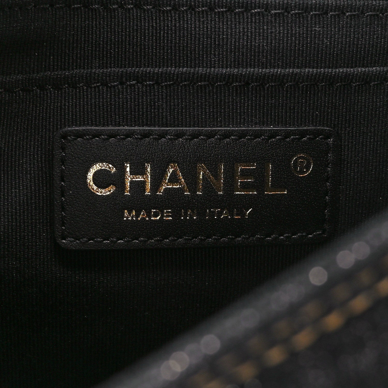 Chanel Denim Quilted Double You Mini Flap Black Golden 6 of 11