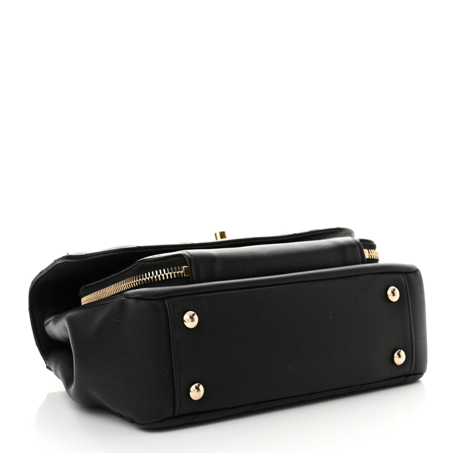 Caviar Quilted Small Business Affinity Flap Black