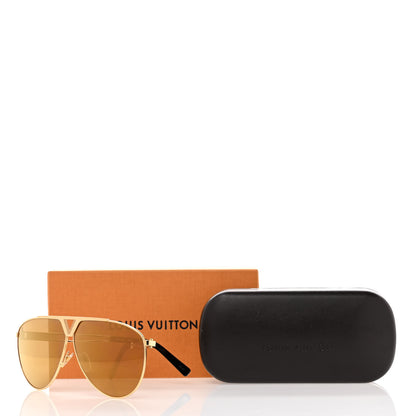 Louis Vuitton Tonca Sunglasses Z2314U Gold 10 of 10