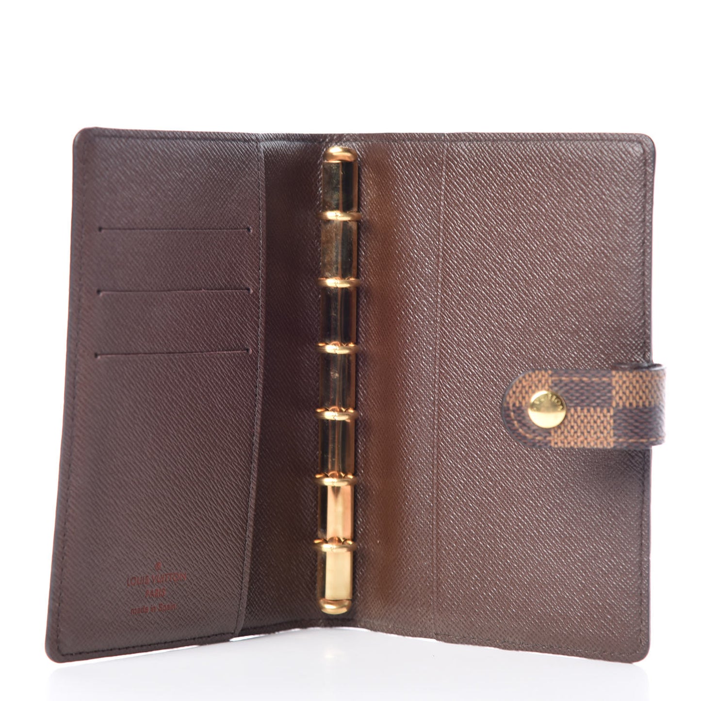 Damier Ebene Small Ring Agenda Cover