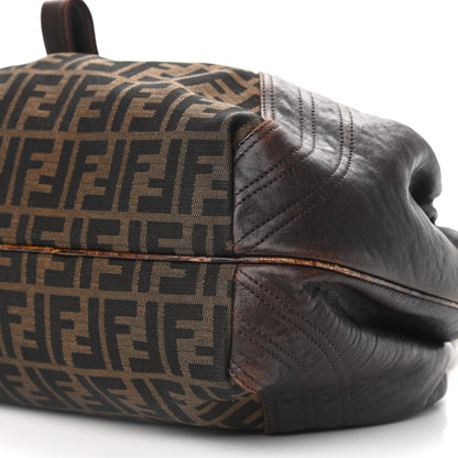 Fendi Zucca Nappa Nuvolata Vitello Tortuga Spy Tobacco Moro 9 of 9