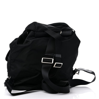 Prada Tessuto Nylon Saffiano Medium Backpack Black 2 of 11