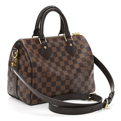 Louis Vuitton Damier Ebene Speedy Bandouliere 25 3 of 10
