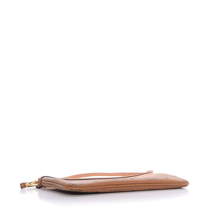 MCM Visetos Anya Shopper Tote Pouch Cognac 4 of 7