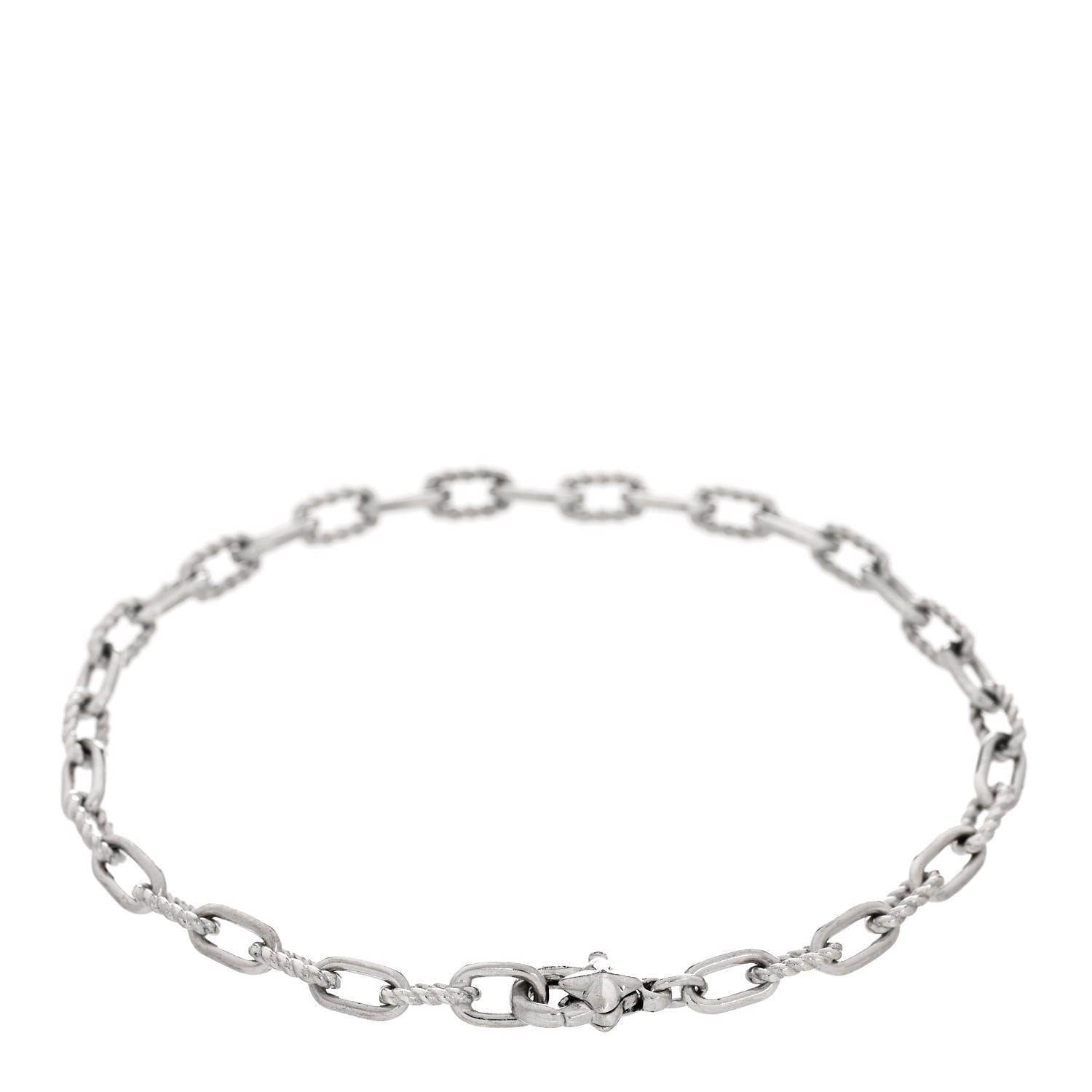 David Yurman Sterling Silver 3mm Madison Chain Bracelet 2 of 4