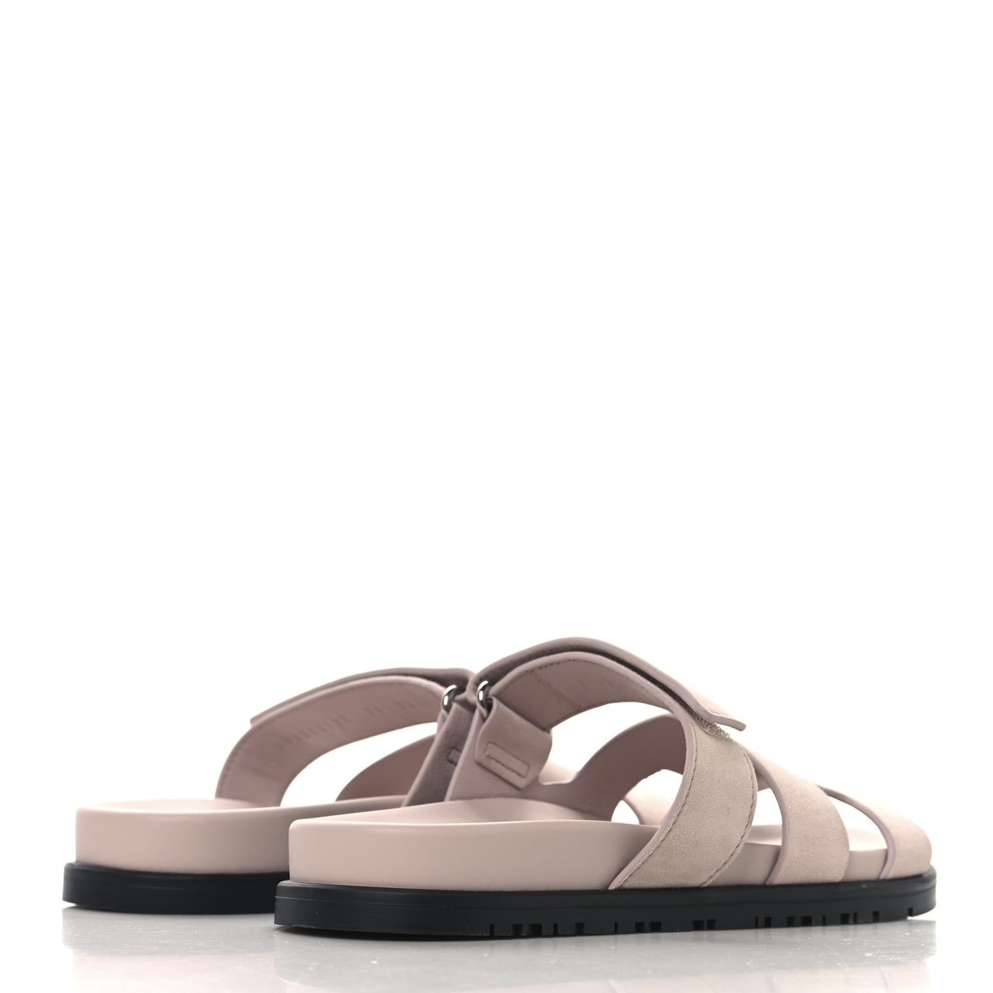 Suede Goatskin Womens Chypre Sandals 36 Rose Porcelaine