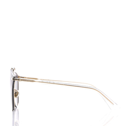 Christian Dior Reflected Prism Mirrored Sunglasses Black Gold 3 of 9