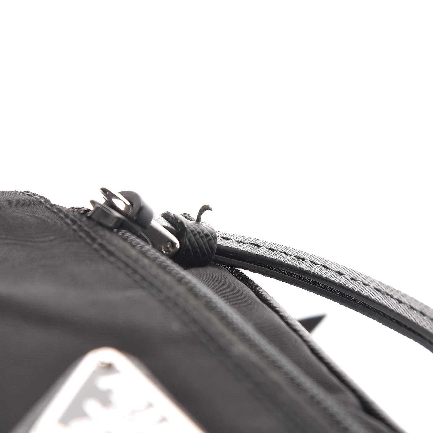 Prada Tessuto Nylon Saffiano Belt Bag Black 11 of 12