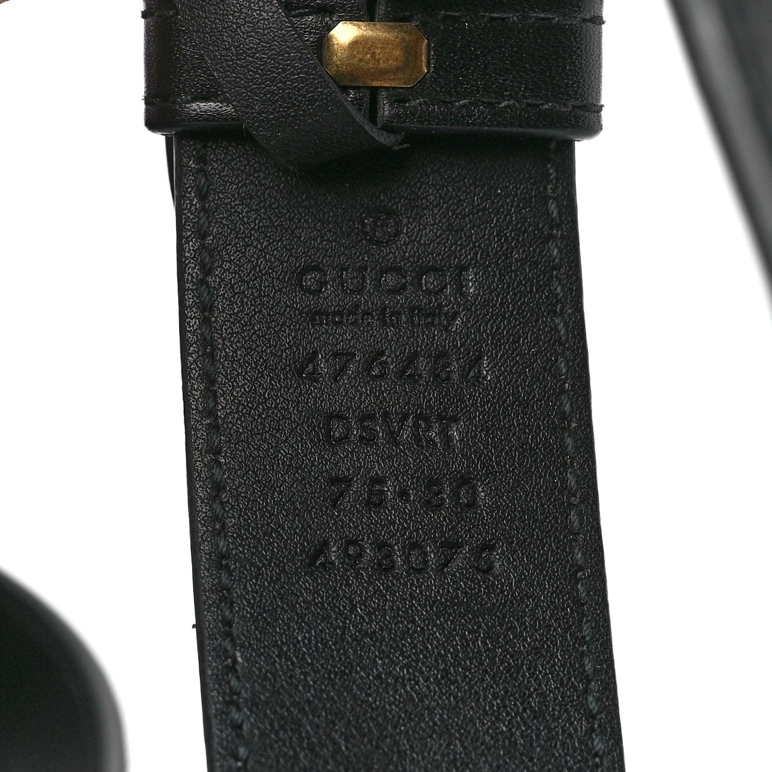 Gucci Calfskin Matelasse GG Marmont Belt Bag 75 30 Black 9 of 13