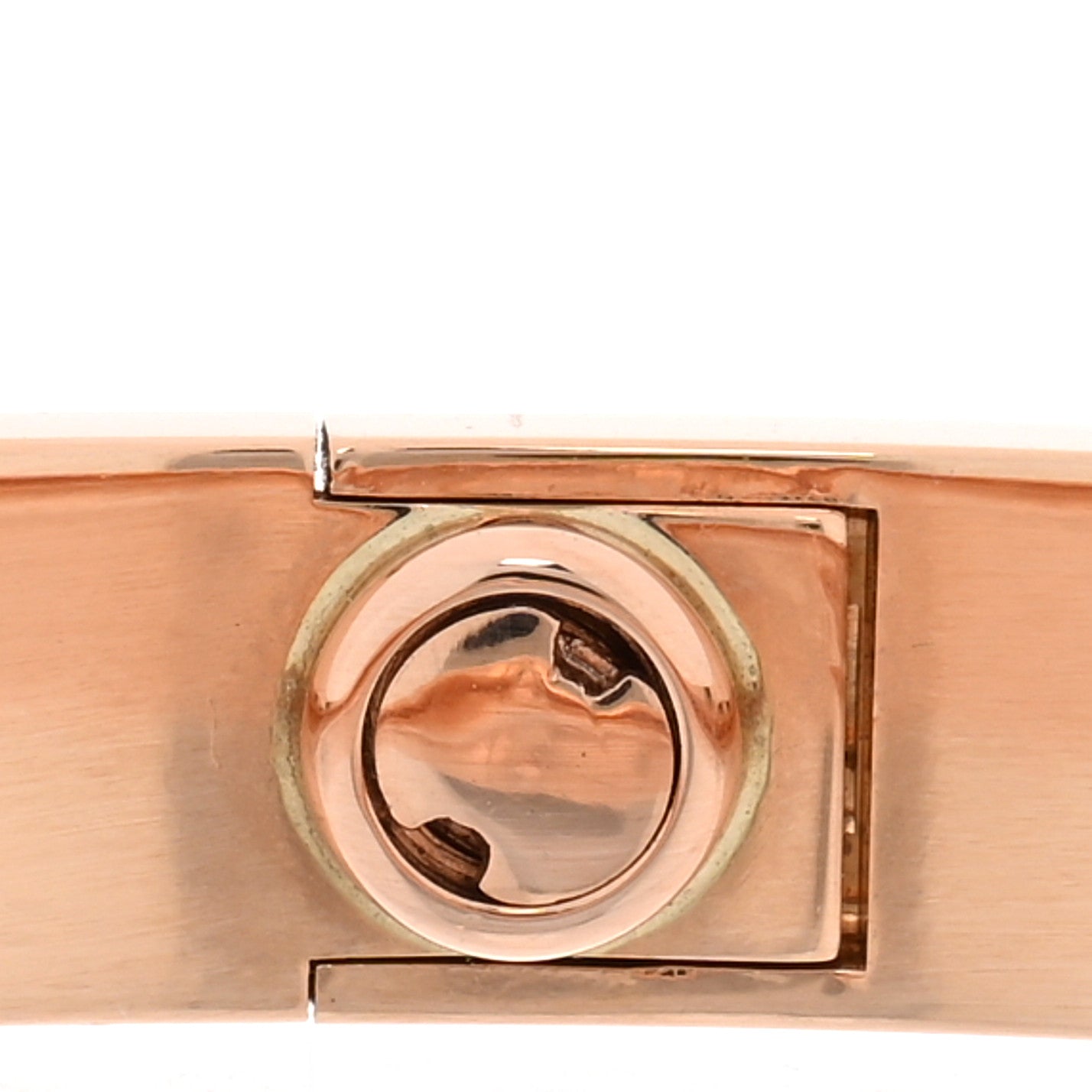 Cartier 18K Pink Gold 4 Diamond LOVE Bracelet 18 6 of 6