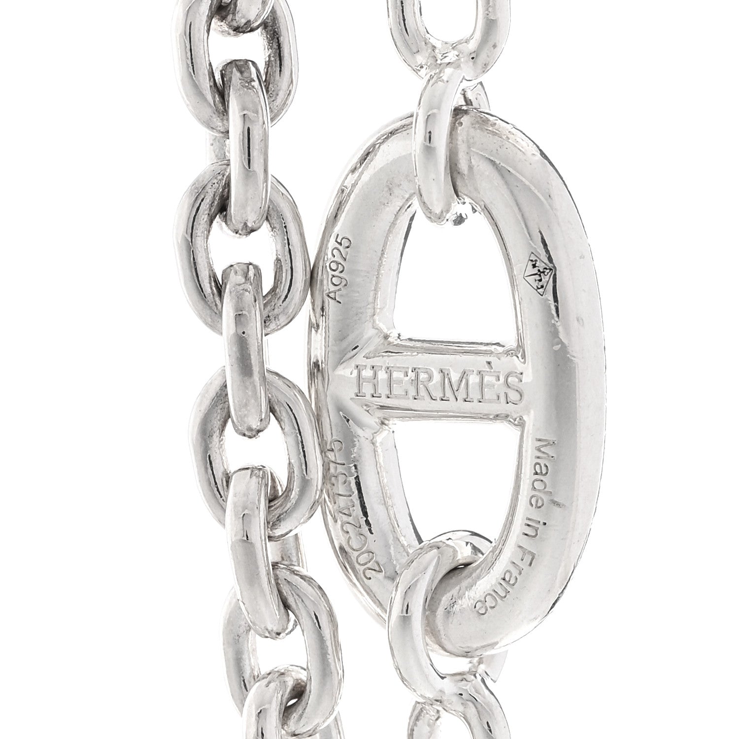 Hermes Sterling Silver Farandole Necklace 120 5 of 6