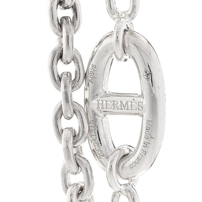 Hermes Sterling Silver Farandole Necklace 120 5 of 6